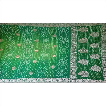 Green And Silver Color Fency Banarasi Sarees