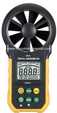 तापमान और आर्द्रता के साथ डिजिटल एन्योमिटर