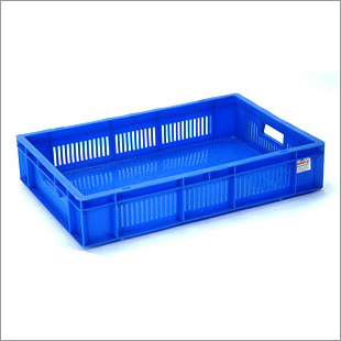 25 Ltr Plastic Crates - 600x400 mm Dimensions | Durable Blue Plastic, Low Maintenance, Versatile for Storage