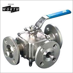 3 वे फ्लैंग्ड एंड बॉल वाल्व