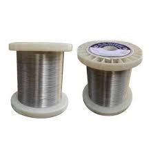 Ercuni Welding Wire - Copper-Nickel 3/32" Dia X 36" | Silver Stainless Steel, Excellent Corrosion Resistance, Suitable for Marine Applications