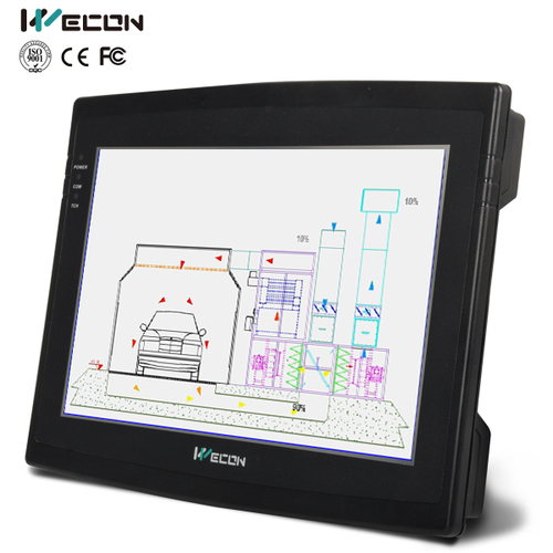 WECON एचएमआई 7 इंच-लेवी-777ए-टीटीएस-आवाज घोषणा