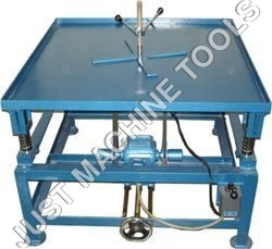 Vibrating Table - Mild Steel, 50cm X 50cm Table Top Size, Blue | For Industrial And Laboratory Use, Adjustable Speed Control, 140kg Load Capacity
