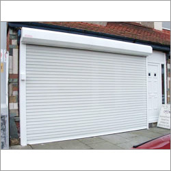 MS Rolling Shutters - Galvanized Mild Steel, Customizable Dimensions, Elegant White Finish | Burglar-Proof, Weatherproof, Robust Structure, Durable