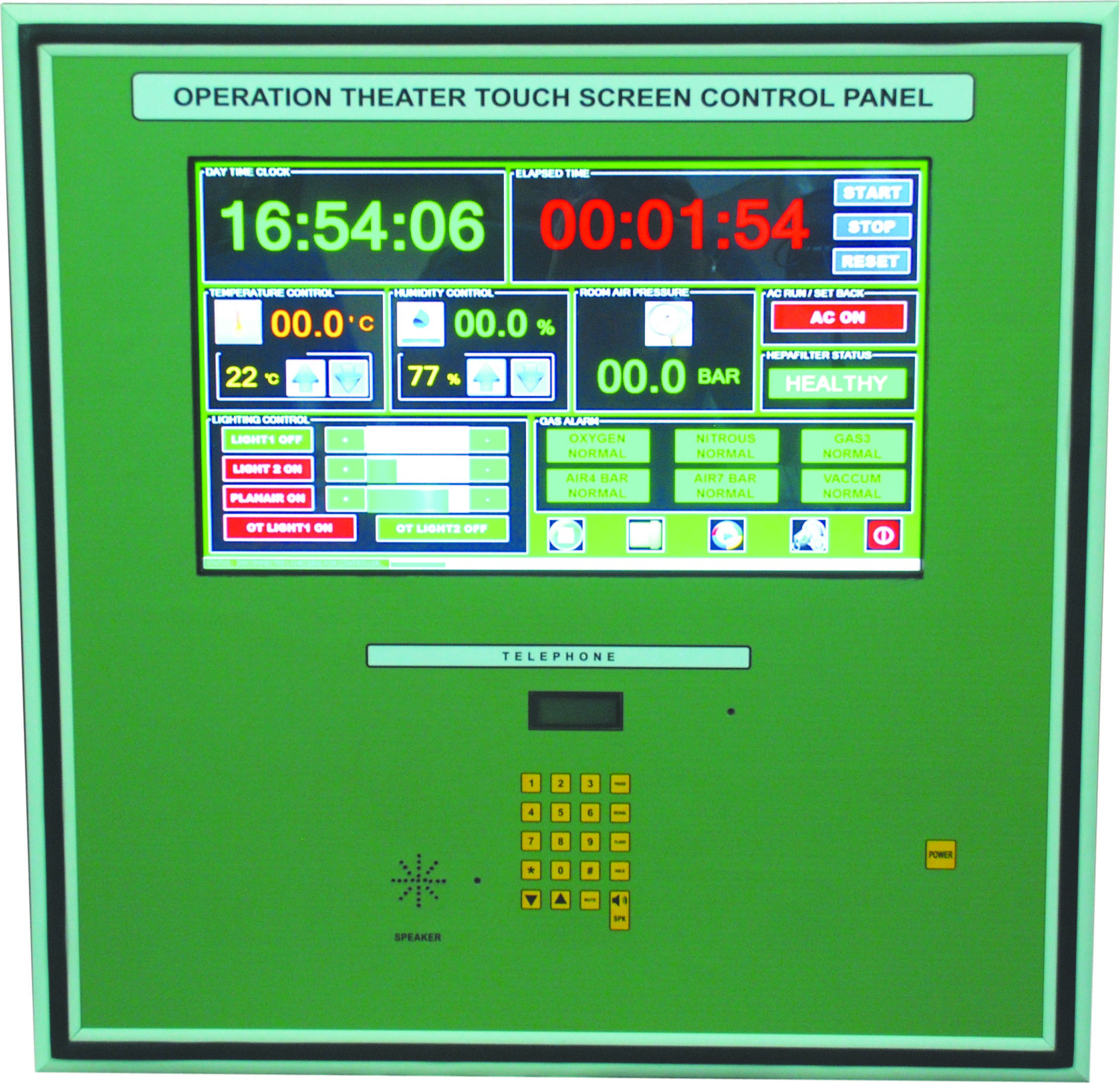 Medical Equipment Operation Theatre Control Panel