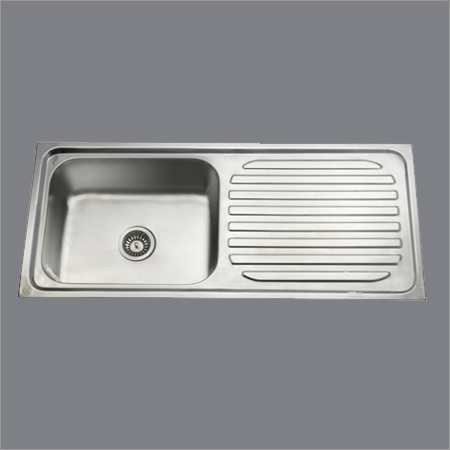Steel Sink with Drain Board
