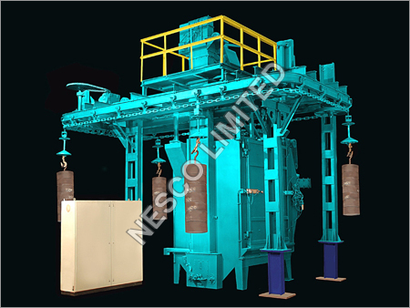 Monorail Spinner Hanger Shot Blasting Machine