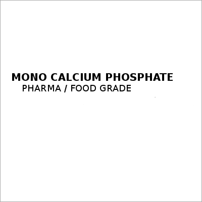 Monocalcium Phosphate - Pharma/Food Grade Quality | Ideal for Nutritional Enhancements, Powdered Form, Nutrient-Rich Additive