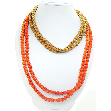 Handmade Beaded Designer Necklace - Copper Alloy, 80cm Length, Vivid Colors | Elegant Look, Fine Finish, Smooth Edges, Unisex Accessory
