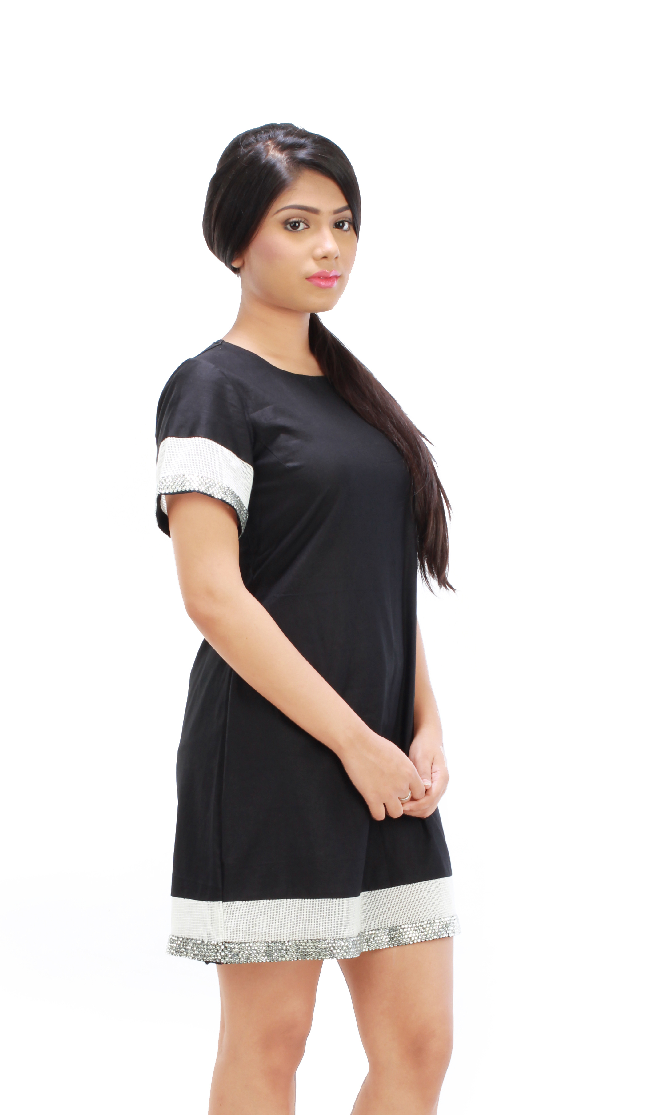 Decorative Hem Dress