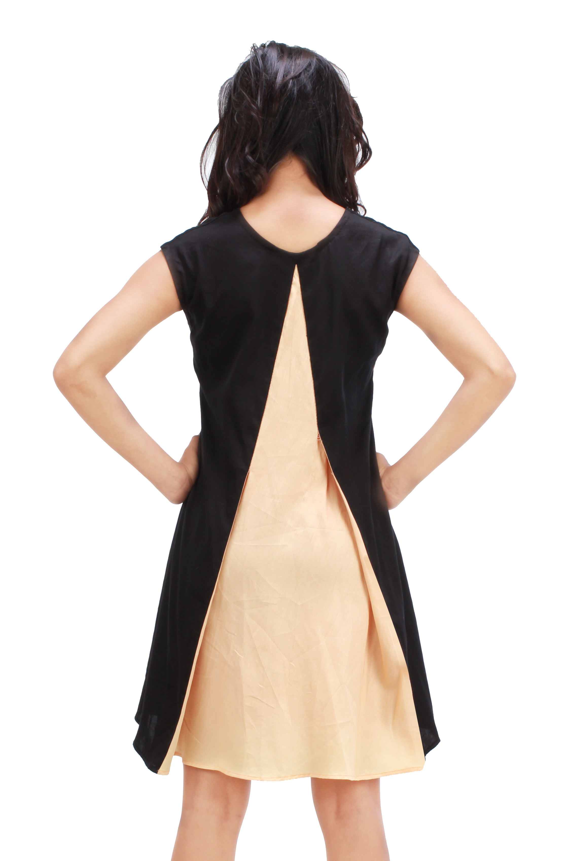 A-line Split Back Dress