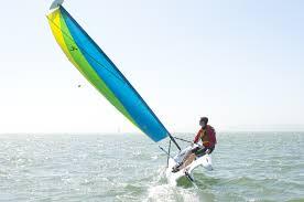 Hobie Bravo - Rotomolded Polyethylene, 1.35m Beam, 181kg Capacity | Easy Sailing, Stable Platform, Lightweight, Portable