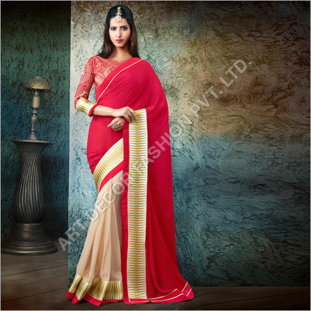 Designer Plain Sarees