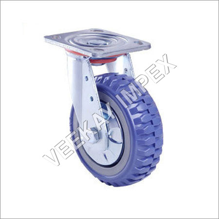 एंटी स्किड PU कैस्टर व्हील