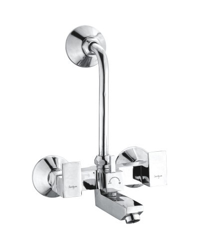 Stainless Steel 2 In 1 Brass Wall Mixer
