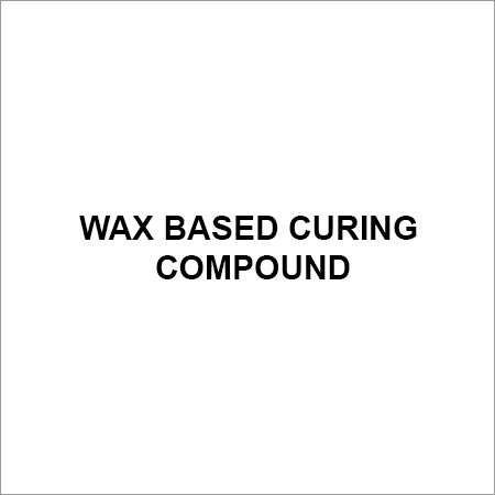 Wax Based Curing Compound