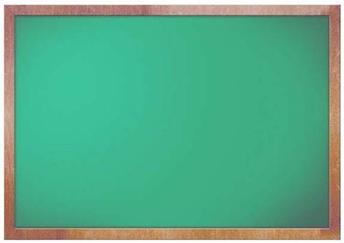 Wooden Frame Non Magnetic Green Chalk Board