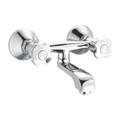 Stainless Steel Wall Mixer With Wall Flanges