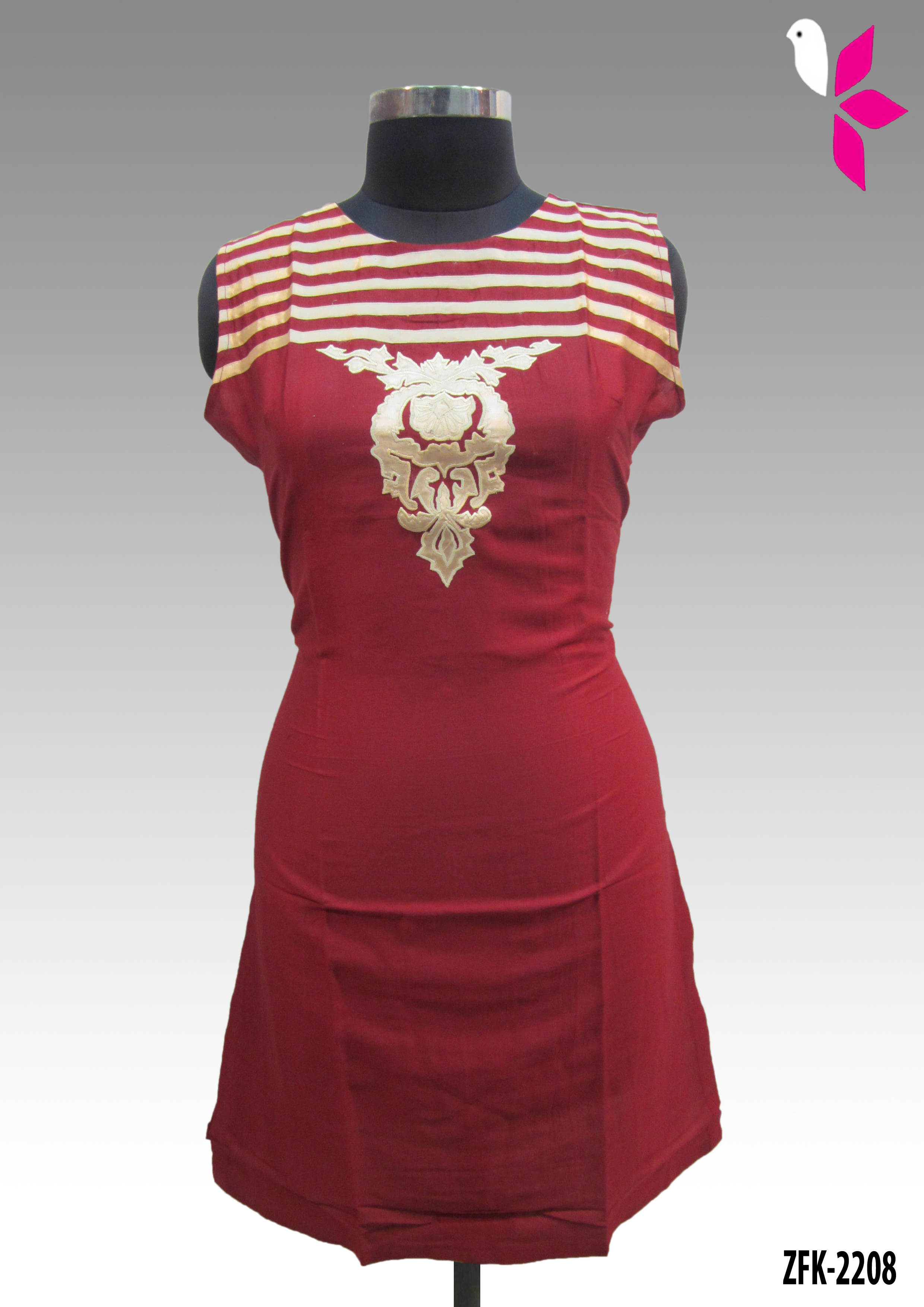 Cotton Embroidered Kurti