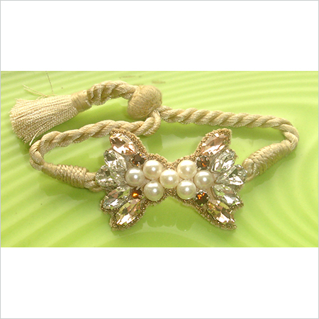 Handmade Designer Fancy Rhinestone Bracelets Diameter: 65 Millimeter (Mm)