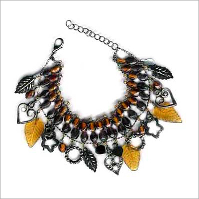 हैंडमेड डिज़ाइनर ब्रास एंकलेट लिंग: बच्चे