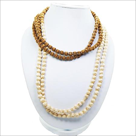 Handmade Beaded Fabric Long Necklace Gender: Children