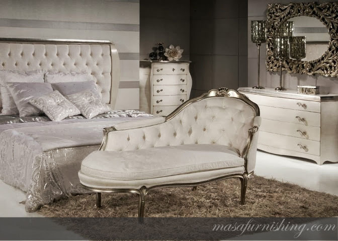 Le Chaise - Teakwood Solid Wood, 180x73x100 Cm, Silver Finish | Elegant Design, Velvet Upholstery, Customizable, Luxury Comfort