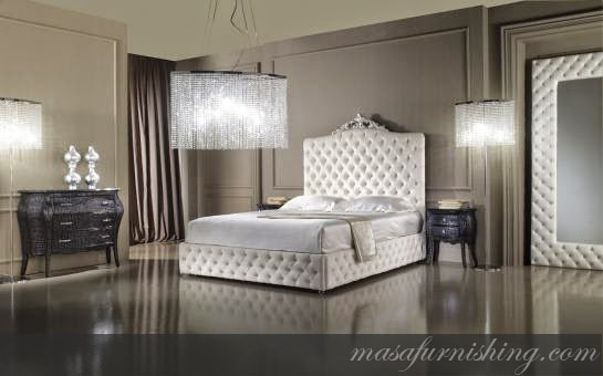 Crown Tufted Bed