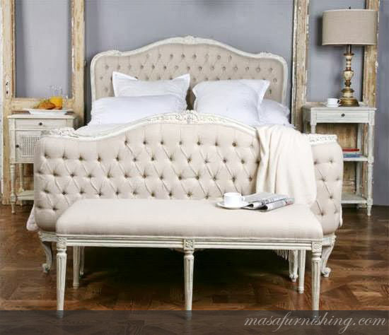 Provincial Charm Tufted Bed