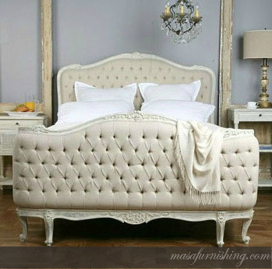Provincial Charm Tufted Bed