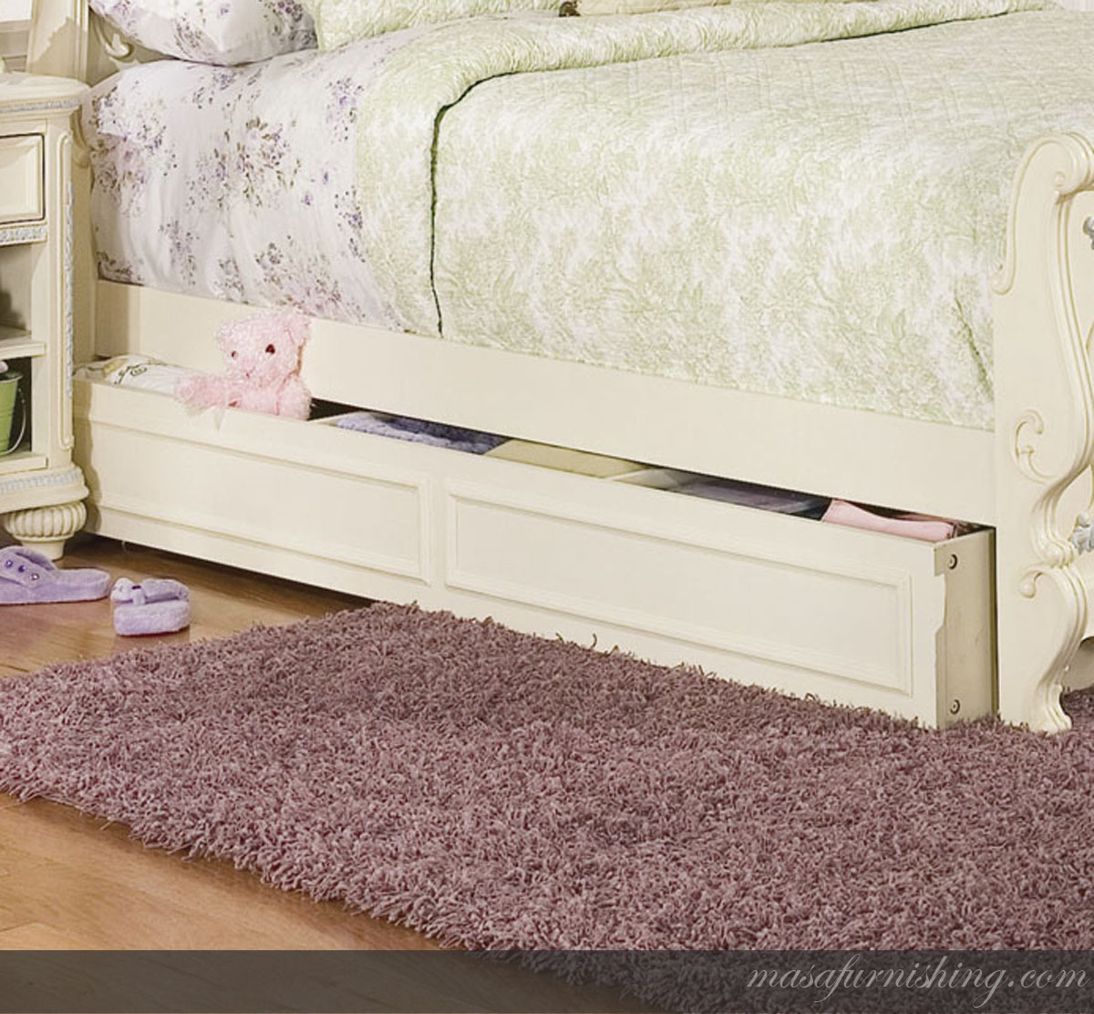 Victorian Chic Storage Bed