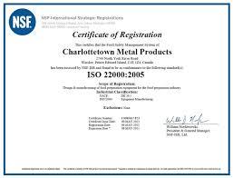 ISO 22000 प्रमाणन सेवाएँ