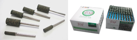 घर्षक रबर प्वाइंट - हरा 3.0/6.0 मिमी