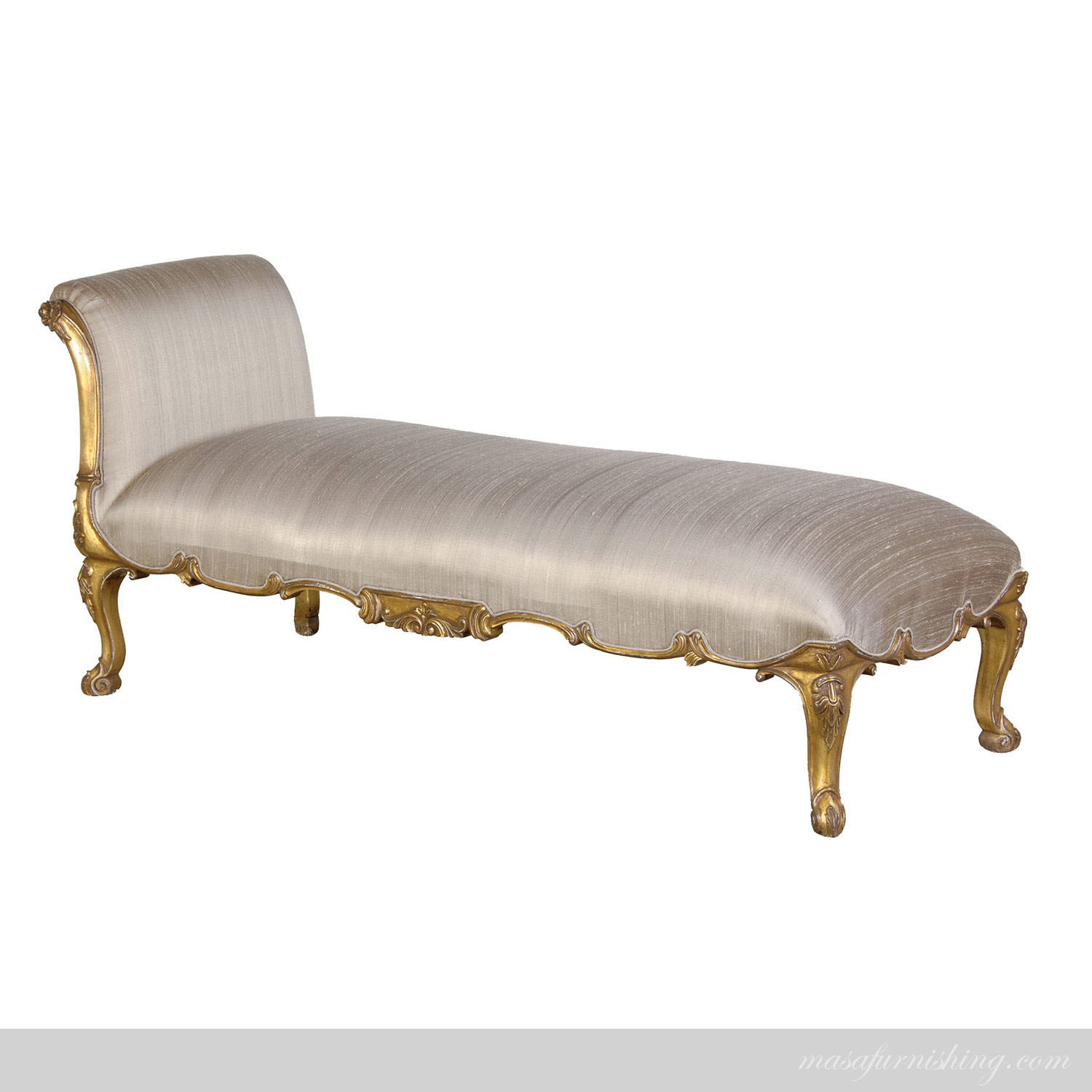 Antique Library Chaise Lounge