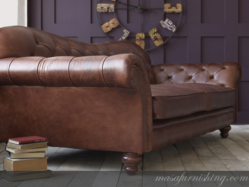 Leather Sofa Set