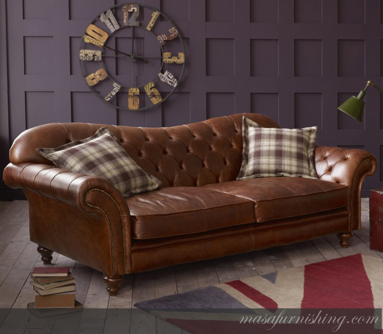 Leather Sofa Set