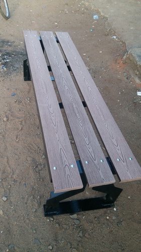 प्लास्टिक लकड़ी का बाग बेंच