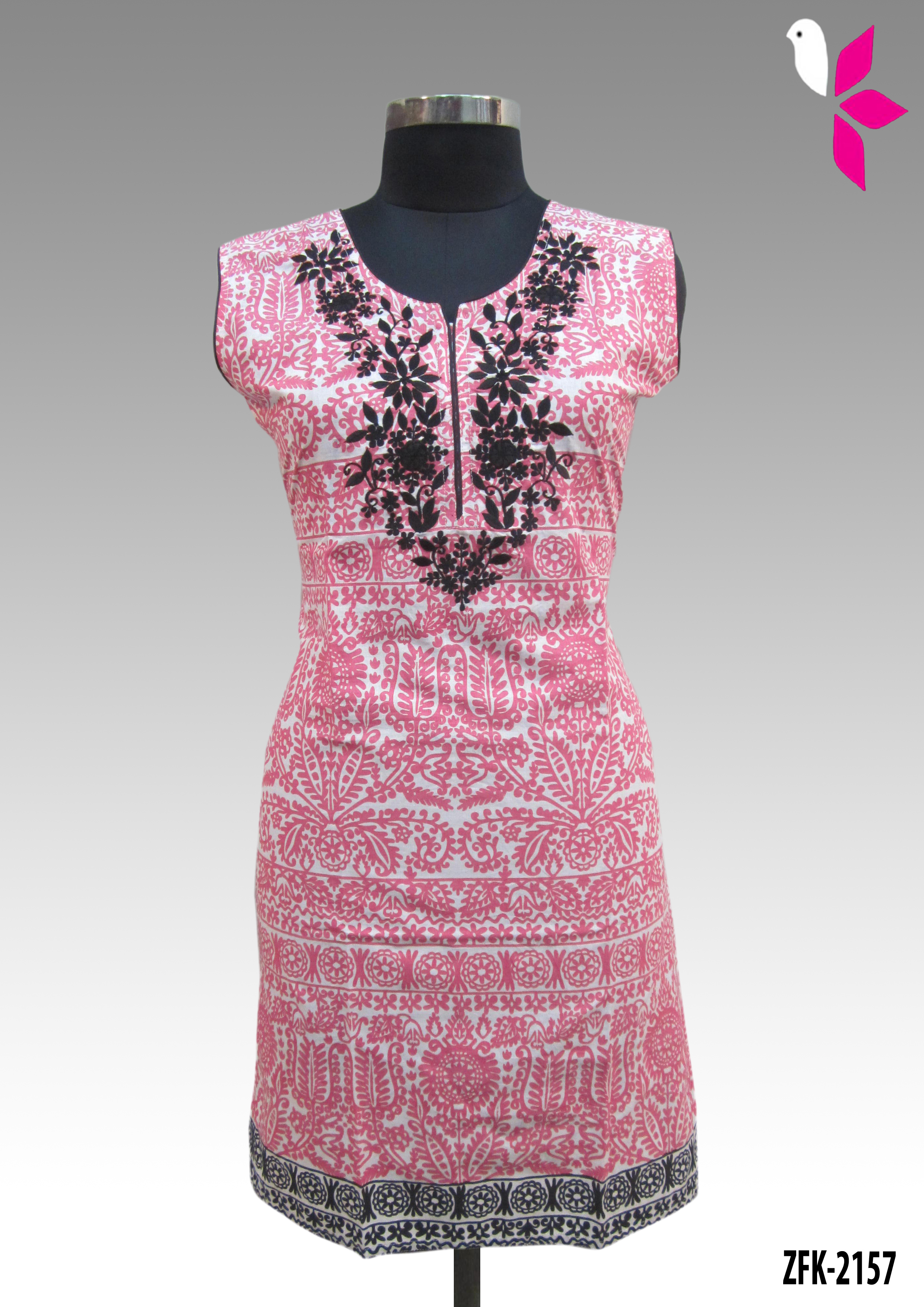 Cotton Embroidered Kurti
