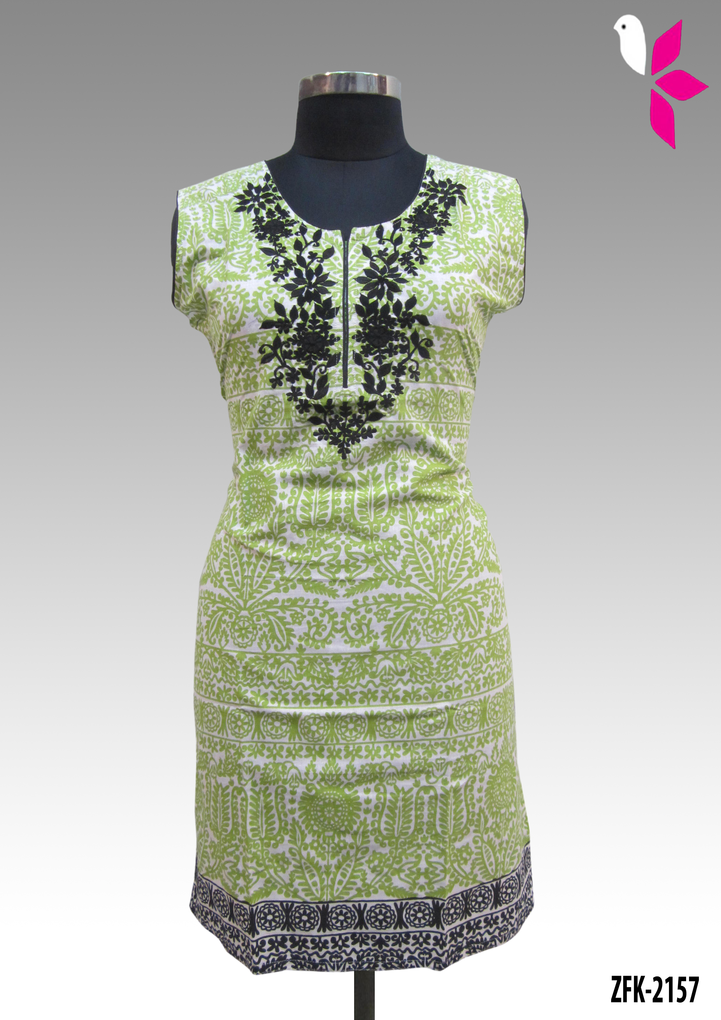 Cotton Embroidered Kurti