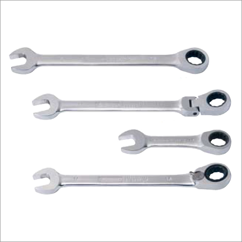 Single Open Ended Ratchet Ring Spanner