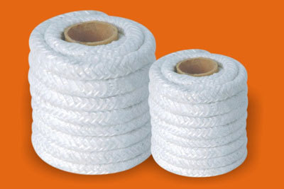Ceramic Fiber Rope - Alumina Ceramic, 12-50 Dia., White | High Temperature Stability, Low Thermal Conductivity, Customizable Design
