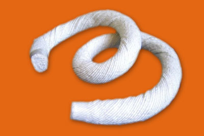 Ceramic Fiber Rope - Alumina Ceramic, 12-50 Dia., White | High Temperature Stability, Low Thermal Conductivity, Customizable Design