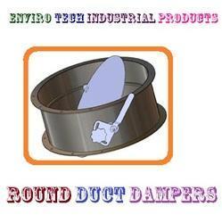 Round Duct Dampers - Galvanized Steel, 6-Inch Diameter | High-Performance Airflow Regulation