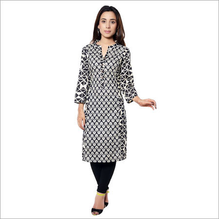 Designer Printed Cotton Kurtis