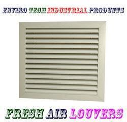 Fresh Air Louvers - Durable Aluminum, 24x36 Inches, Sleek Black Finish | Efficient Ventilation, Weather-Resistant Design
