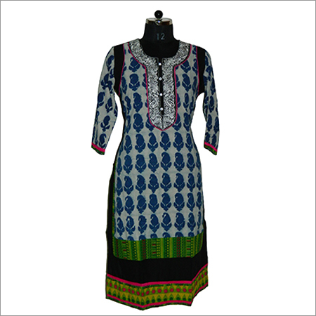 प्रिंटेड कॉटन कुर्तियां