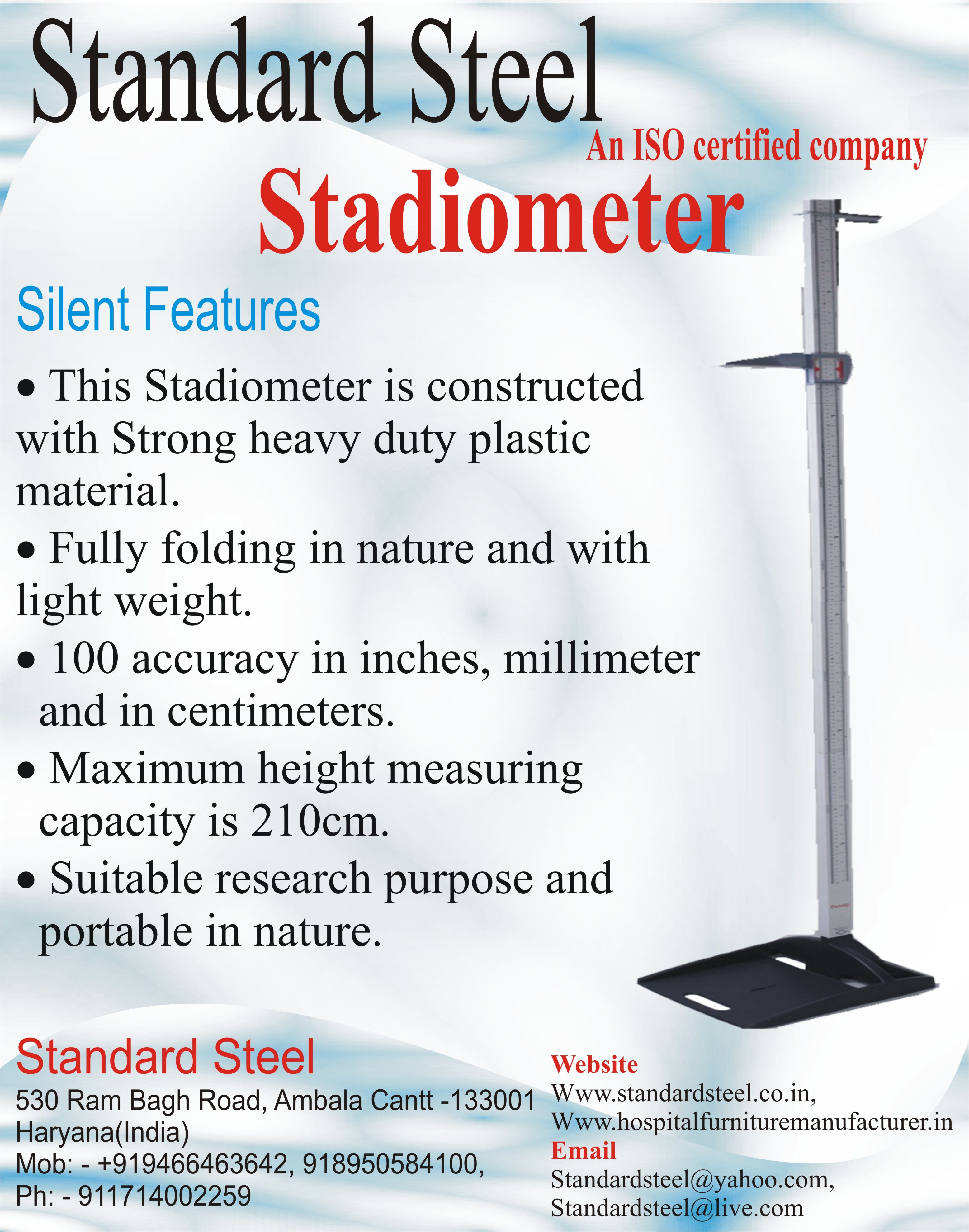 Portable Stadiometer Application: Ot