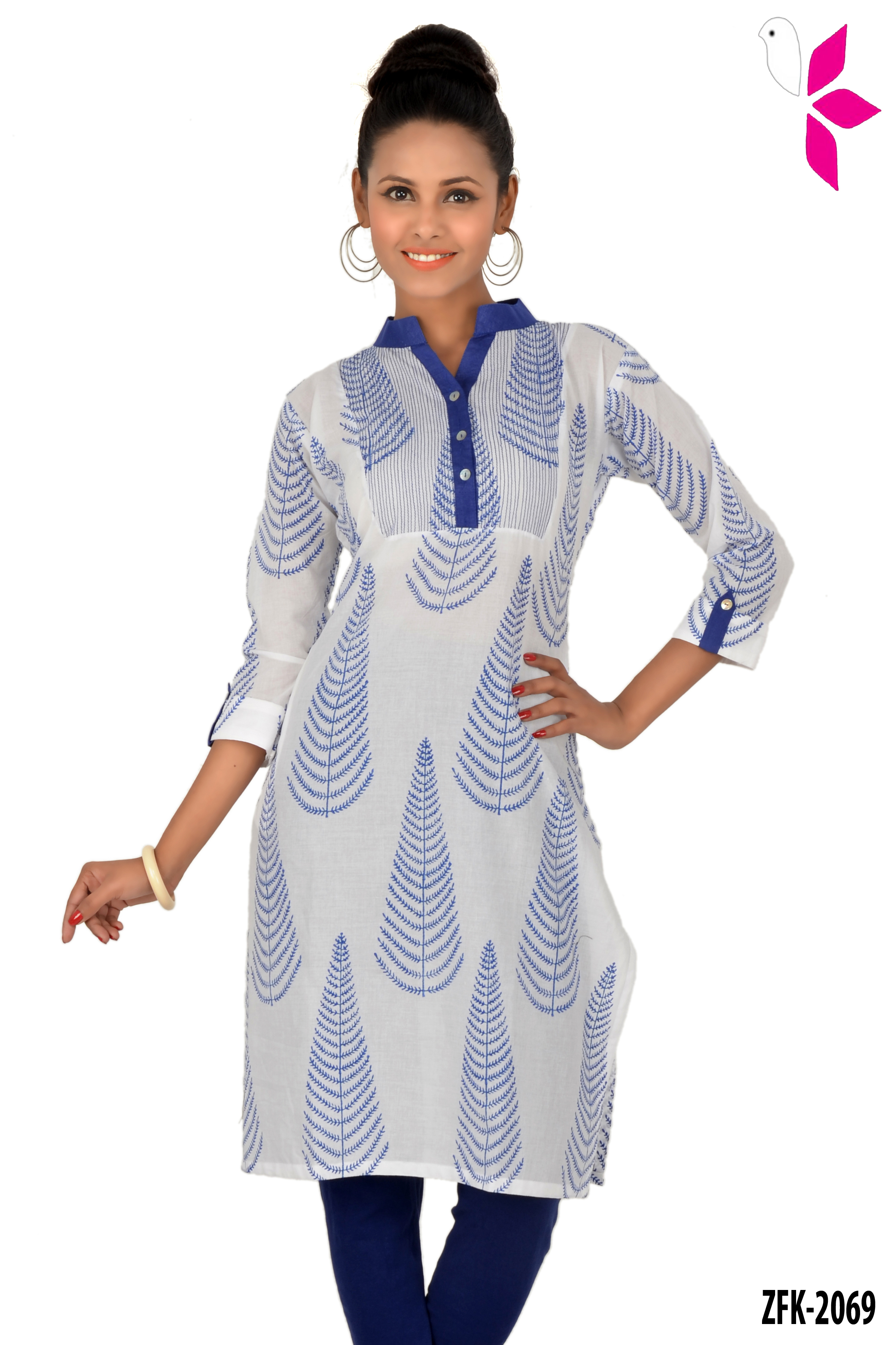 Cotton Block Printed Kurti