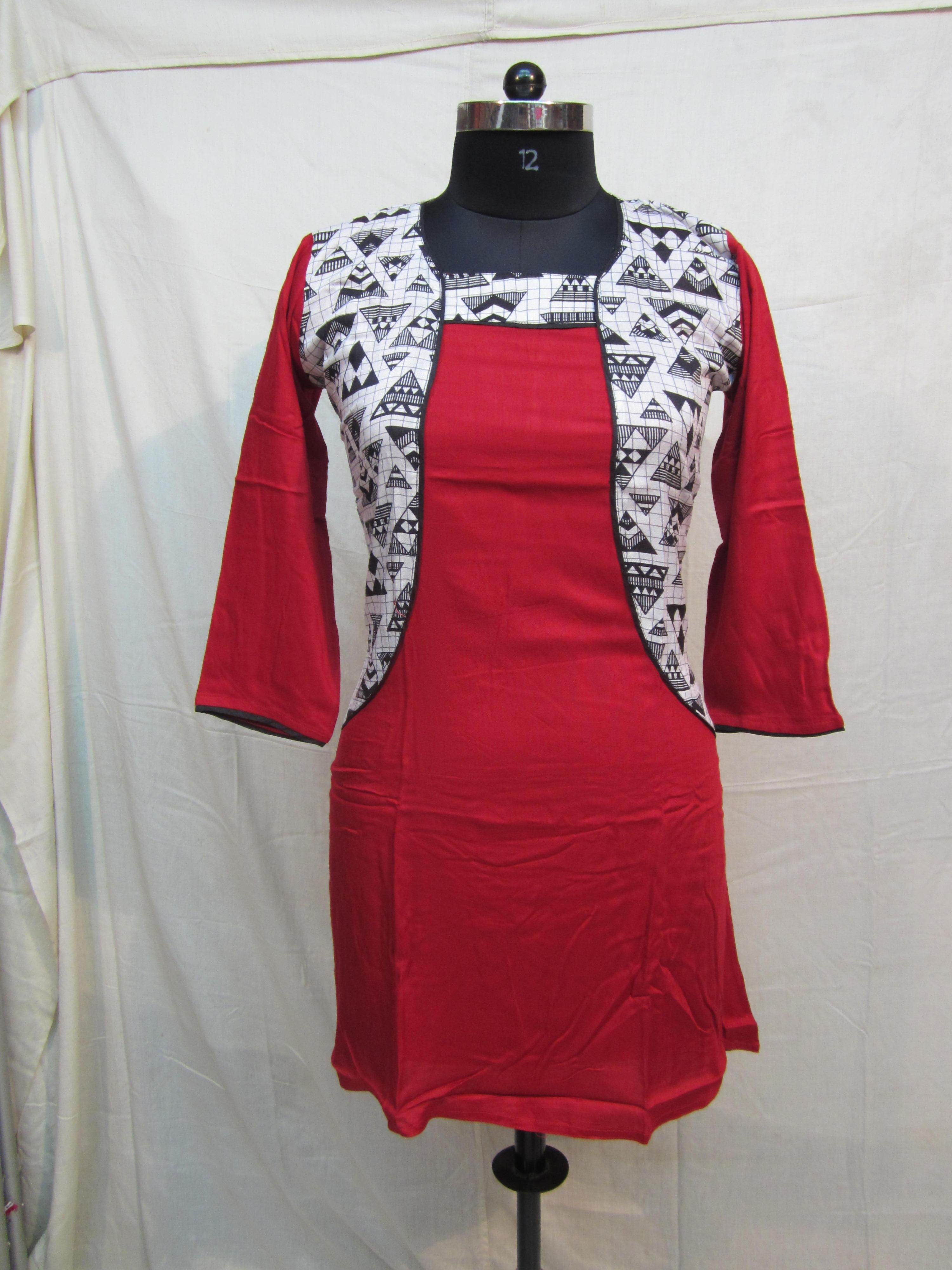 Rayon Printed Kurti