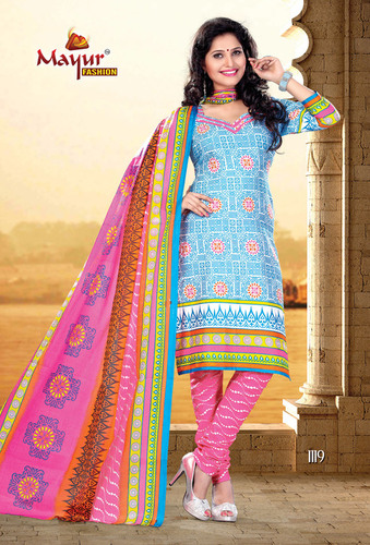 अनस्टिच्ड कॉटन ड्रेस मटेरियल्स